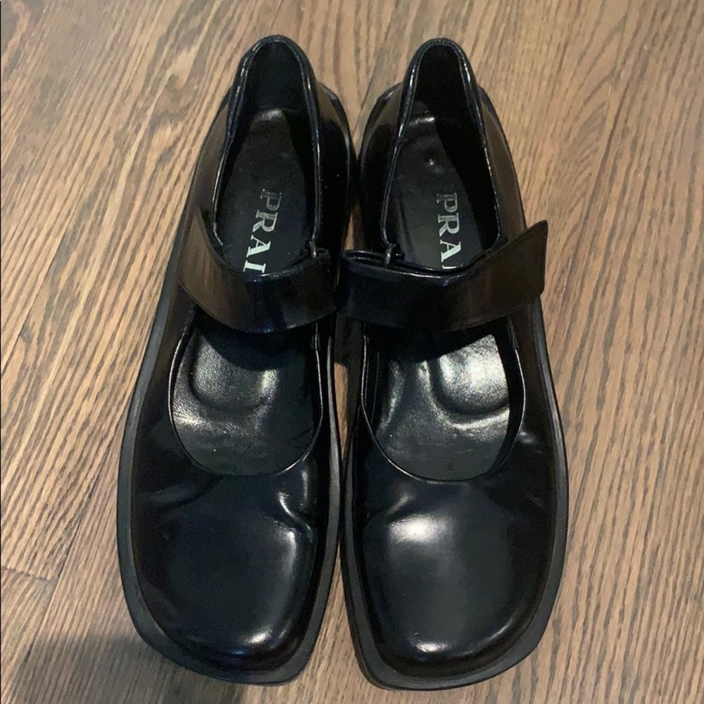 PRADA Vintage Patent Leather Mary Janes